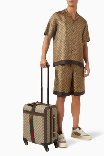 Small Savoy Cabin Trolly in GG Supreme Canvas