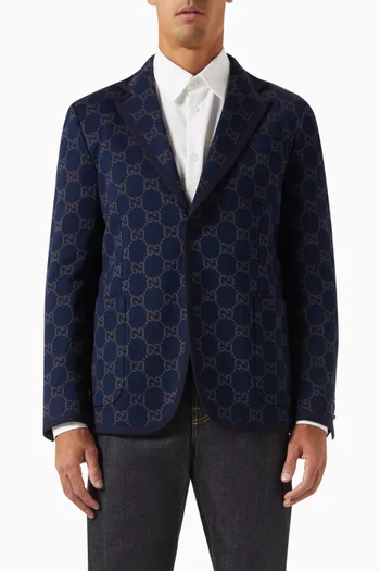 GG Moleskin Jacket in Cotton