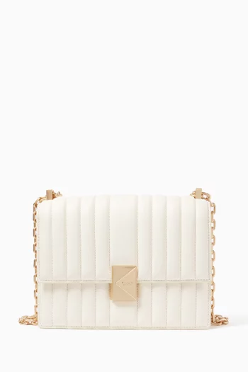 حقيبة كتف ديكو بسلسلة جلد مبطن