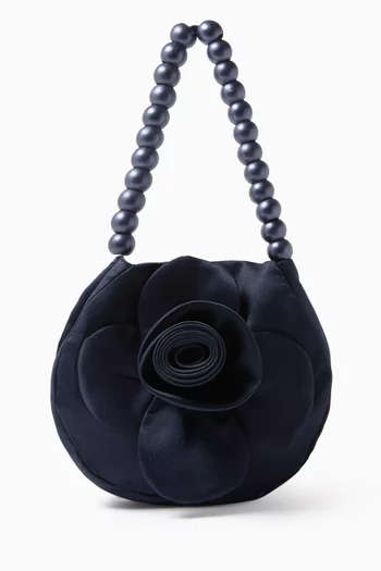 3D Floral Appliqué Bag