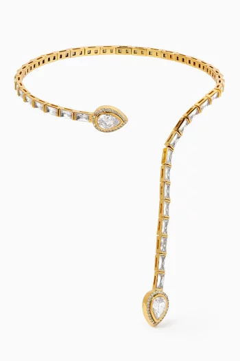 Renata Necklace in Gold-plated Brass