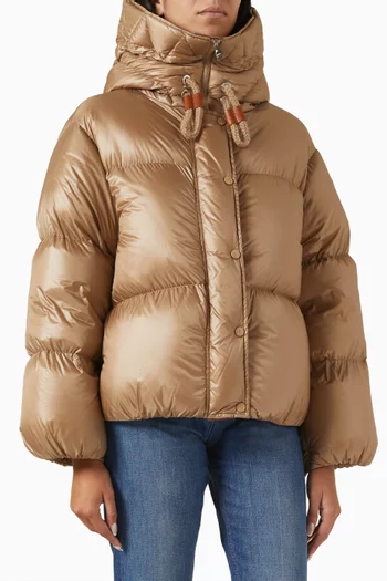 Borey Short Down Jacket in Nylon