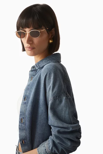 Taylor Sunglasses in Metal