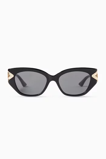 Lily Cat-eye Sunglasses in Acetate