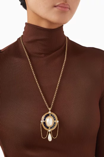 1980s Burberry Pendant Necklace