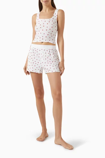 Cotton Rib Boxer Shorts