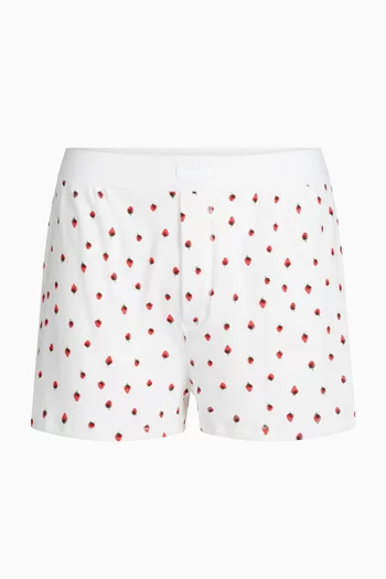 Cotton Rib Boxer Shorts