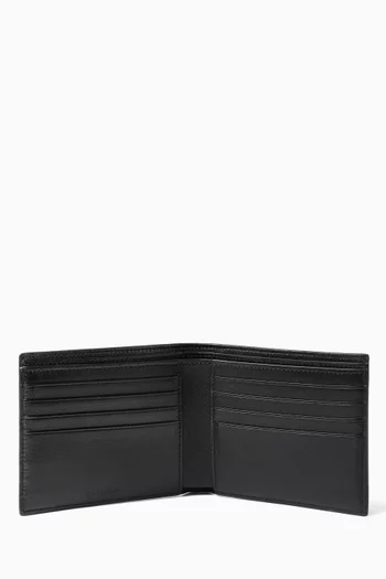 Cash Square Folded Wallet in Leather
