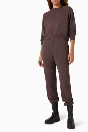 Shrunken-fit Sweatshirt in French Terry