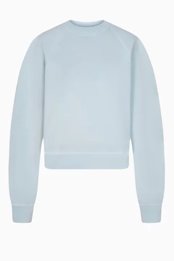 Shrunken-fit Sweatshirt in French Terry