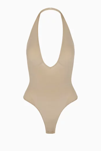 Seamless Sculpt Plunge Thong Bodysuit