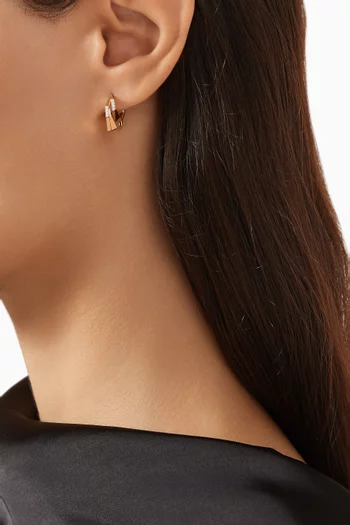 Celebration Single Left Hoop Earring in 18kt Gold