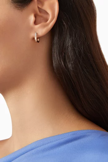 Mini Ignite Single Hoop Earring in 14kt Rose Gold