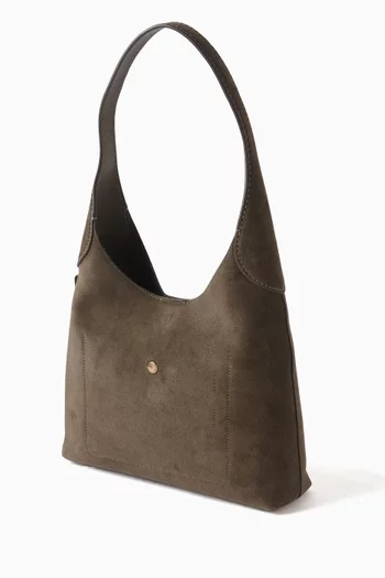 Brooklyn 28 Shoulder Bag in Suede