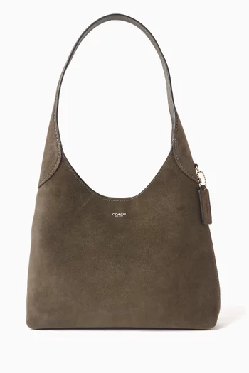 Brooklyn 28 Shoulder Bag in Suede
