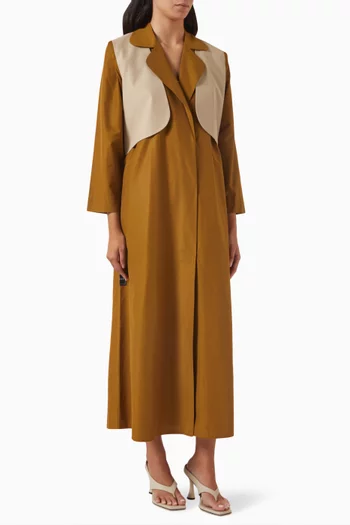 Two-tone Jacket Abaya