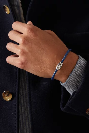 سوار بتصميم مجدول جلد