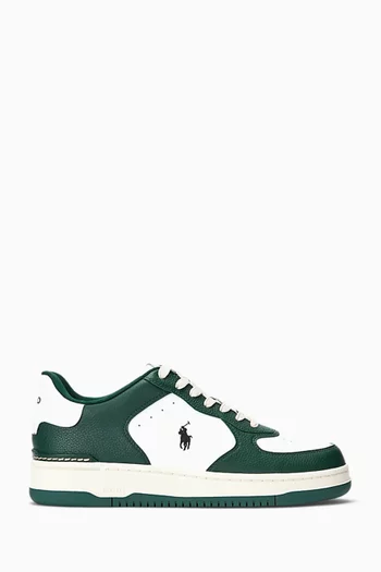 Polo shoes green deals