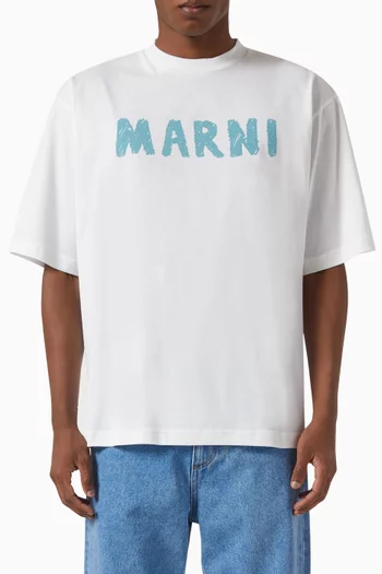 Logo-print T-shirt in Cotton