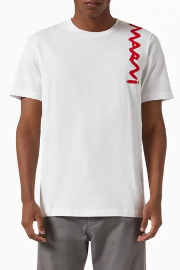 Mending Logo-print T-shirt in Cotton