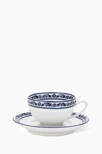 Blu Mediterraneo Coffee Cups & Saucers, Set of 2