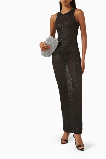 Natalia Sequin-embellished Maxi Dress