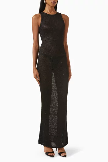 Natalia Sequin-embellished Maxi Dress