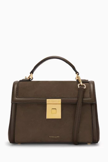 Paris Top-handle Bag in Suede and Leather