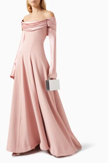 Salma Maxi Dress in Crepe