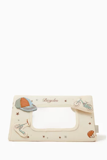 Tummy Time Mirror in Organic Cotton