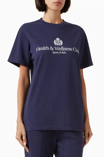 H&W Crest T-shirt in Cotton
