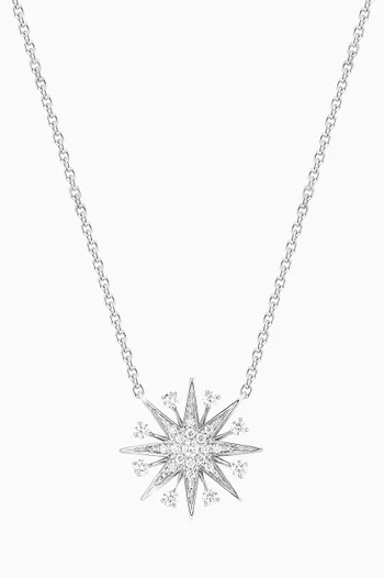 Mini Starlight Diamond Necklace in 18kt White Gold