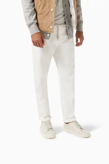 Sneakers in Calfskin Leather