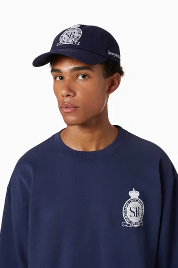 Royal Club Baseball Cap in Cotton-canvas