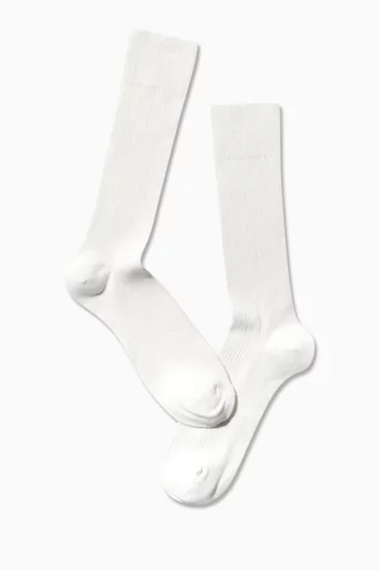 Mid Length Socks, Set of 6