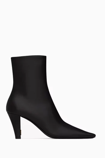 Jill 75 Ankle Boots in Smooth Leather