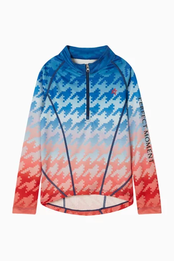 قميص عازل للحرارة بسحّاب قصير