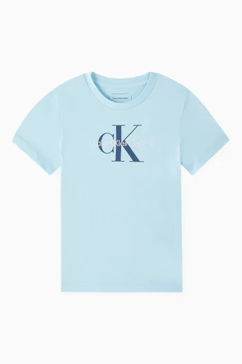Ck Monogram T-shirt in Cotton-jersey