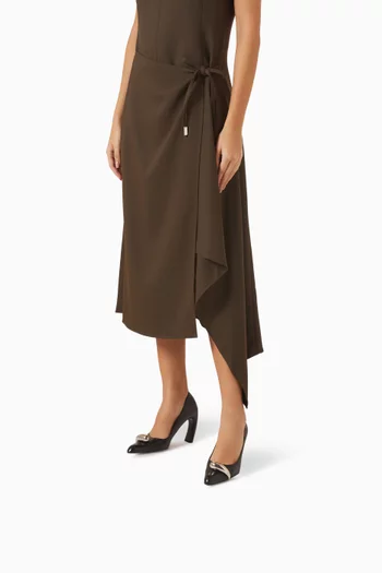 حذاء كلاسيك اكس ال بثقوب وكعب 90 مم جلد