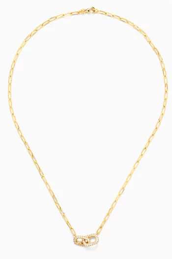 Unity Diamond Necklace in 18kt Gold