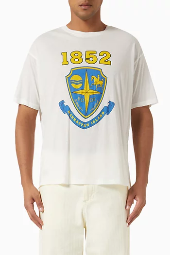 Crest Boxy T-shirt in Cotton