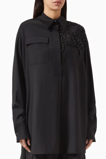 Bead-embellished Blouse