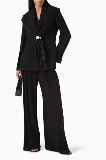 High-rise Wide-leg Pants