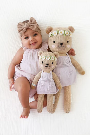 Little Olivia The Honey Bear Soft Toy in Cotton