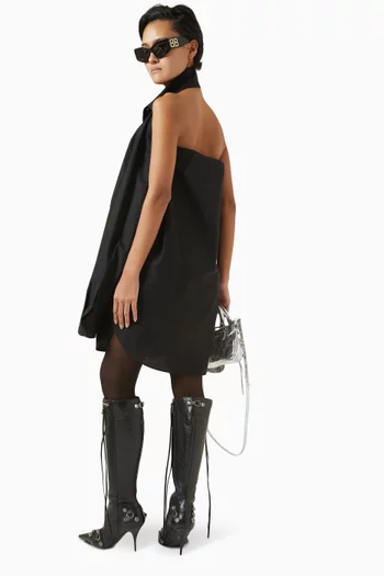 Suspended Shirt Mini Dress in Cotton