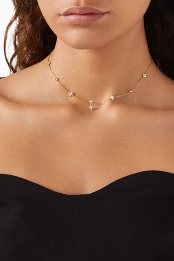 Irene Star Charm Necklace in 18kt Gold-plated Sterling Silver