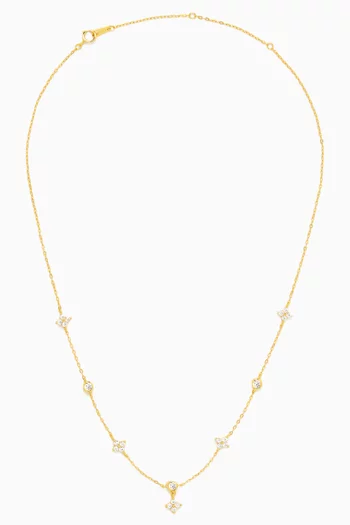Irene Star Charm Necklace in 18kt Gold-plated Sterling Silver