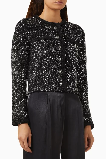 Sequin-embellished Cardigan