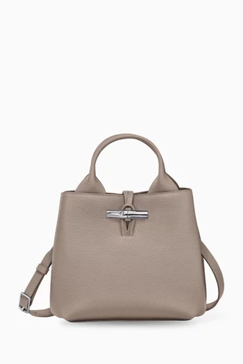 Small Le Roseau Tote Bag in Leather