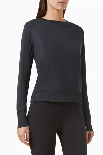 Daydream Crewneck Top in Technical-knit